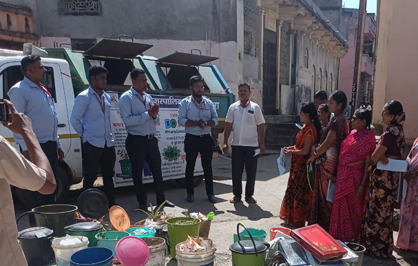 Community awareness session on waste segregation