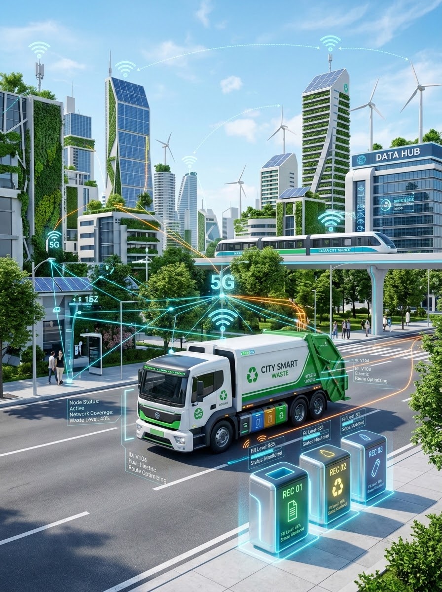 Smart city waste infrastructure